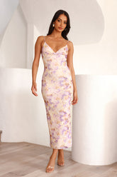 Loved The Sea Mesh Midi Dress Yellow