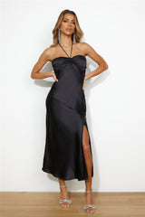 True Savage Midi Dress Black