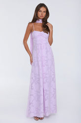 Flirt With Fire Maxi Dress Lilac