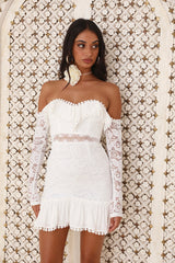 First Place Look Mini Dress White
